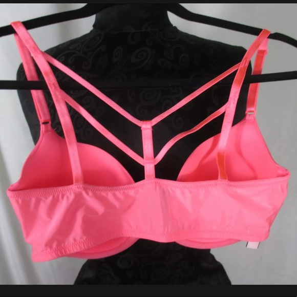 New Victoria Secret Bra Demi Cross Back #E11 - Picture 2 of 4